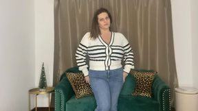 Naughty Neighbor Bra Tease