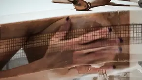 Skinny Blonde MILF gives the best blowjobs in town