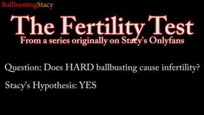 One Week of Ballbusting (Fertility Experiment)