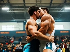 AI Student Wrestlers Suck And Fuck At The Meet by ManyAMan