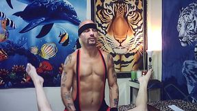 BEHIND THE SCENES OF A PORN SHOOT GLASSES CAM INTERGENDER FULL NELSON MATCH &amp_ BLOWJOB &amp_ XXX SEX