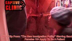 Naked Behind The Scenes From Sandra Chappelle The New Immigration Policy Pre Scene Discussions &amp_ Goofing Around, Watch Entire Film At BondageClinic - Reup