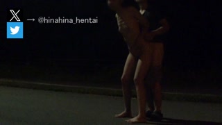 [Outdoor exposure] I'm sorry for the poor image quality, the 💦 last naked walk is high quality!　See ♪ more videos: outdoor/japan/asia/outdoor/exposure