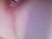 Cute 20 yo bottom rides his hairbrush for joy