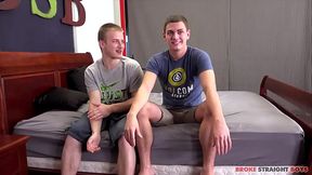 BrokeStraightBoys: Jason Sterling Fucks Tyler Griffin