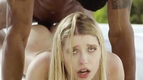 ”BLACKED Blonde Babe Freya's Scenic Outdoor black dick Ride”