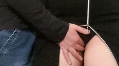 OMG! Penetrated Under Dress In The Subway! Fingers Stranger Under Dress