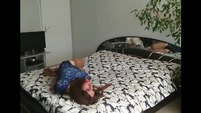 Cd tied up and left alone - Bondage