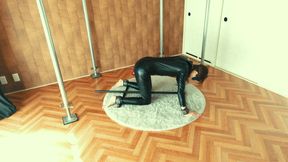 The Submissive Female Begs to Have a Vibrator Inserted.