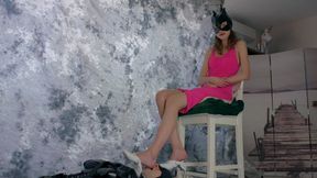 Lick Feet Of Stella Taken Straight From The White Ballet Shoes - Polish Language - Part 2