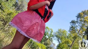 ana spears 4k little red riding hood gasoline chainsaw teasing you