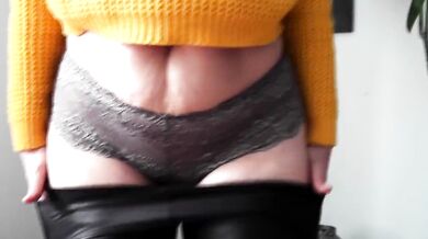 New Idea Dildo in her panties