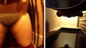 Hidden Toilet View of Stunning Private Parts