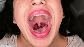 Sundae throat and uvula close ups - MOV