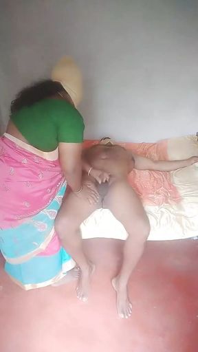 My friends aunty double dekar performance