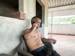 My girlfriend dumps me and my lascivious preggo neighbour gives me a great bang for breaking up with my girlfriend; the little man gives his preggy neighbour the most good screw of her life