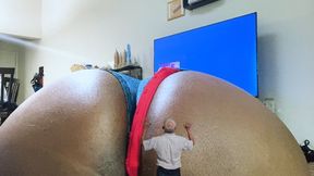 Teenie Worshiping Giantess Goddess Ass 4k smaller