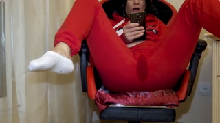 masturbated a bit before training