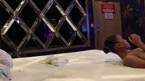 sexo apasionado termina con semen en el culo