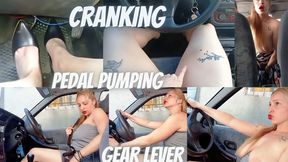 Compiled cranking + pedal pumping + boobs Bouncing + shifter insert