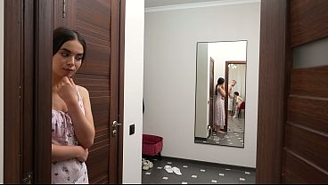Caught in act turns into wild threesome with two horny girls