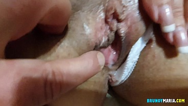 El Cornudo de mi Marido le dejó Correrse al Hombre dentro de mi Coño
