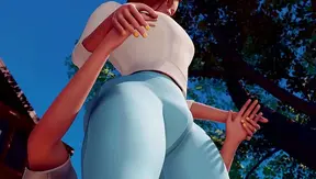 Futanari Dominance Unleashed: Seductive Yoga Master Rides Hard in 3D Animation –