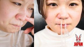 Intimate Nasal Exploration: Unveiling Secrets of Dripping Elegance of Akane KAMIO