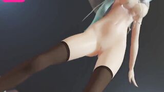 【MMD R-18 year old SEX DANCE】 HAKU MIX BOOTY NAILED GODDESS YUMMY BUTT DANCE SWEET INSANE SATISFACTION GODDESS BUTT ホットお尻[MMD]