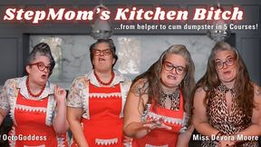 StepMoms Kitchen Bitch: From Helpful StepSon to Gay Cum Dumpster in Just Five Courses Femdom Dinner Party Bundle POV Captioned Version