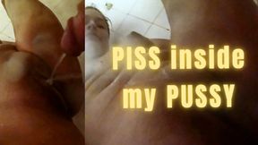 Golden Shower&#x1F6BF;: Pussy&#x270C; gets drenched with warm piss delight