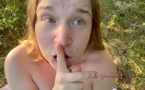Girl Tempts Her Mature Neighbor During Garden Party