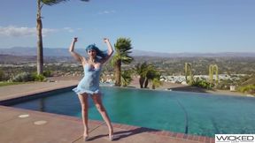 Wicked - HOT AF Jewelz Blu Gets Her Feet Licked & Gets Fucked Hard