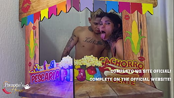 Venham ver o que ela aprontou, Sabrina Prezotte a travesti do pau grande dando muito pro milho grande e grosso, S&atilde_o Jo&atilde_o 2025 na Prezotte&#039_s House