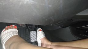 White Sides & Orange Pedi Drive