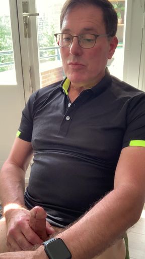 Relaxing Edging and Jerking-off at Home. Orgasm