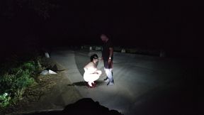 Old Pig Perverse Pissing Summer Sex Outdoor