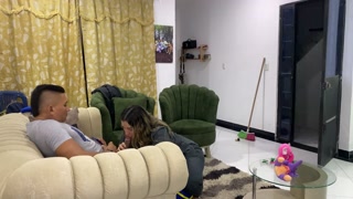 I hire a girl to do the cleaning and I end up her