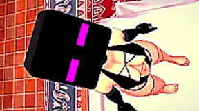 Enderman Dominates Steamy Pool Encounter in Busty GF Swimsuit – Ninja Heat