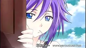 Sensual anime encounter ignites forbidden passion in twilight shadows realm