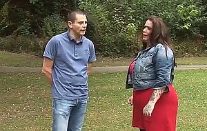 Busty nastyshag takes black cock