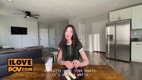 Brunette Gera Geyns Sexy Yoga Session Ends with Sex