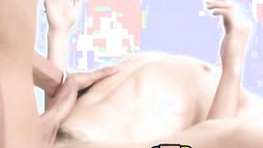 ”Hardcore bareback & blowjob with skinny Latina twinks”