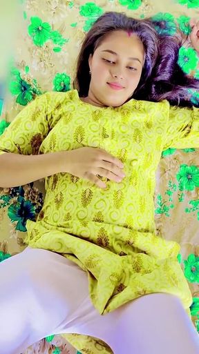 Desi Village Girl Enjoy Sex, Beautiful Village Girl Fucking Hard and Says Very Big Dick in My Small Pussy