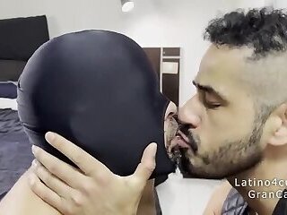 Big Latin Cock Shoved Down His Throat - Breeding His Hairy Hole