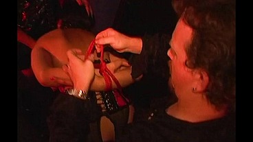 Crystal Punishes Mika Tan By Biting And Hardening Her Boobs!
