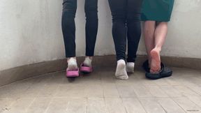 THREE GIRLS IN CROCS CLOGS - MP4 HD