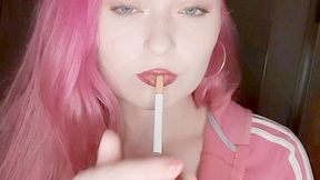 Chainsmoking as i tell you a sexy smoking fetish story