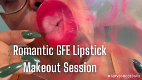 Romantic GFE Lipstick Makeout Session - Royal Ro plexiglass kisses closeup roleplay hd mp4 1080p