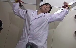Japanese sweet girl spies oiled & tickled!